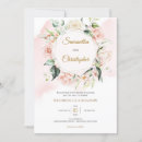 Recherche de guirlande florale invitations Aquarelle