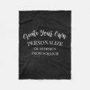Recherche de créer votre propre nom couvertures plaids Personnalisation