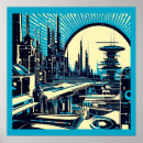 Recherche de futuriste posters Ville