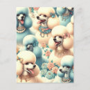 Recherche de de caniche cartes postales Chiot