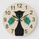 Suche nach moderne katze wanduhren Retro