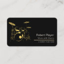 Suche nach drummer visitenkarten Drum set