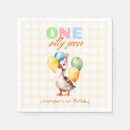 Recherche de ballons jaunes serviettes Premier anniversaire