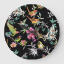 Recherche de oiseaux tropicaux horloges Aquarelle
