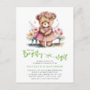 Recherche de fille de baby shower cartes postales Nous pouvons attendre
