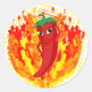 Recherche de piments autocollants Chaud