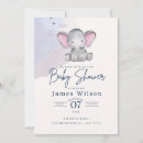 Recherche de watercolor elephant baby shower invitations Safari