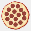 Recherche de pizza de pepperoni autocollants Cuisine italienne