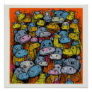 Recherche de hippopotame mignon posters Illustration