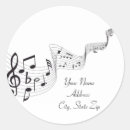 Recherche de notes musicales autocollants Musique