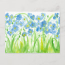 Recherche de fleurs bleues cartes postales Toute personne