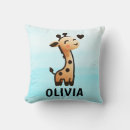 Recherche de girafe mignonne coussins Élégant