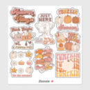 Recherche de thanksgiving drôle autocollants Orange
