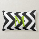 Recherche de zigzag noir et blanc coussins Moderne