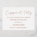 Recherche de fiançailles invitations Feuille d'or