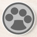 Recherche de empreinte patte verres dessous de verres Chat