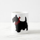 Recherche de chien scottie tasses Tartan