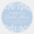 Recherche de fleur bleu autocollants Bride