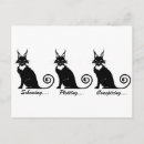 Suche nach lustige schwarze katze postkarten Haustiere