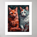 Suche nach zwei katzen poster Niedlich