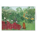 Recherche de singes de rousseau de henri cartes postales Jungle
