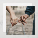 Recherche de fiançailles annonce cartes Nous sommes engagés