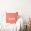 Recherche de corail et blanc coussins Rose