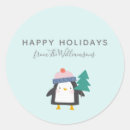 Recherche de pingouins autocollants Hiver