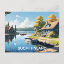 Recherche de la finlande cartes postales Illustration