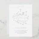 Recherche de argenté baptême invitations Catholique