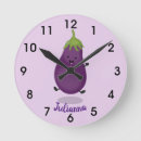 Recherche de aubergine horloges Drôle