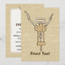 Recherche de tire bouchon invitations Vin