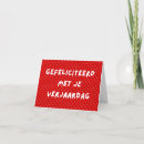 Recherche de dutch vœux cartes Duch language birthday