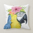 Recherche de perroquet tropical coussins Oiseau