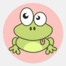 Recherche de crapaud drôle autocollants Vert