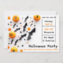 Recherche de noir blanc halloween invitations Chauve souris