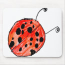 Recherche de mousepad coccinelle tapis souris Bande dessinée