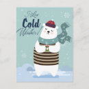 Recherche de ourson cartes postales Hiver