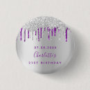 Recherche de anniversaire argenté badges Pour elle