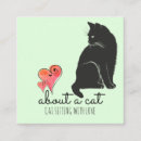 Recherche de illustration de chat cartes visite Chatte