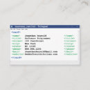 Recherche de le codeur cartes visite Développeur web