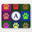Recherche de empreinte patte chien tapis souris Dog