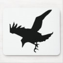 Recherche de corbeau tapis souris Silhouette