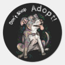 Recherche de canine autocollants Adopter