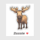 Suche nach elch cartoon aufkleber Tier