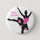 Recherche de danse de ballet badges Anniversaire