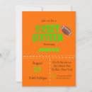 Recherche de vert fluorescent invitations Orange