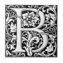Recherche de initiales de b carreaux William morris