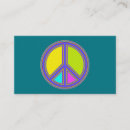 Recherche de peace cartes visite Pouvoir de fleur