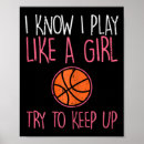 Suche nach mädchen basketball poster Sport